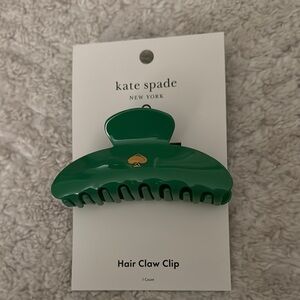 Kate Spade Green Hair Claw Clip